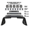 Go Rhino 19-C SILVERADO 1500 BLACK AND STAINLESS SPORT BAR 2.0-COMPLETE KIT 911610PS